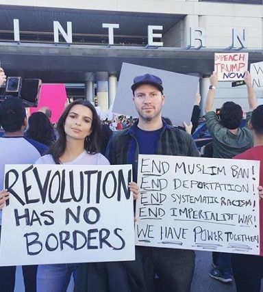 Jeff Magid Wiki, Age, Net worth (Emily Ratajkowski Boyfriend) Bio, Fact 8 Jeff Magid Photos with Girlfriend Emily Ratajkowski Protest against Muslim Ban at Lax