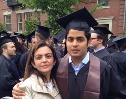 Akash Ambani Net worth: How Rich is Mukesh Ambani's Elder Son Actually? 3 Akash Ambani Graduation Mother Nita Ambani