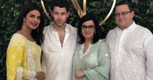 Priyanka with Nick & his family