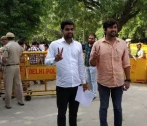 Ankiv Baisoya (DU President) Wiki, Age, Girlfriend, Height & Biography 4 Ankiv Baisoya with Shakti Singh