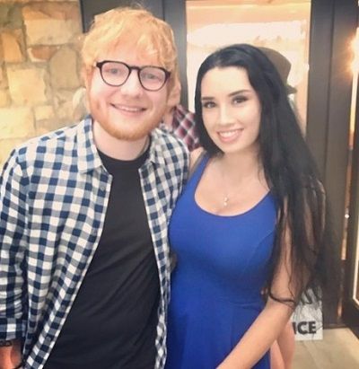 Paris Dylan Wiki, Age, Height, Weight, Boyfriend, Biography, Facts 5 Paris Dylan with Singer Ed Sheeran