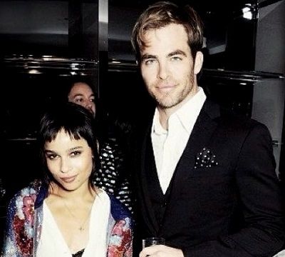 Chris Pine Height, Age, Wife, Family, Biography, Net worth & More 4 Chris Pine with his ex-girlfriend Zoë Kravitz