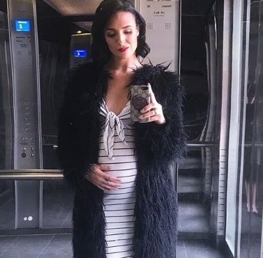 Lucy Zelic is expecting her first baby with boyfriend Corey Gameiro