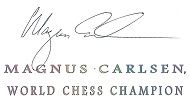 Magnus Carlsen Height, Age, Wife, Net worth, Biography, Family Facts 7 Magnus Carlsen Signature