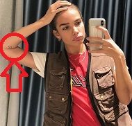Hana Cross Wiki, Age, Height, Boyfriend, Biography, Family & Net worth 4 Hana Cross tattoo