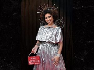 Joy Villa Height, Age, Husband, Net worth, Biography, Family & More 2 Joy Villa Unique Outfit to promote Trump