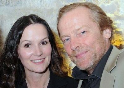 Charlotte Emmerson with her husband Iain Glen (Scottish film, television, and stage actor)