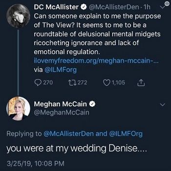 Denise McAllister (DC) Wiki, Age, Husband, Biography, Family & More 12 Denise McAllister Meghan McCain Tweet
