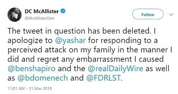 Denise McAllister (DC) Wiki, Age, Husband, Biography, Family & More 13 Denise McAllister & Yashar Ali Tweet