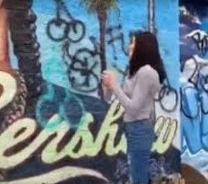 Kaitlyn Kay Kay Renee Wiki, Age (Nipsey Hussle Mural) Bio, Family Fact 2 Kaitlyn Kay Kay Renee destroys Nipsey mural