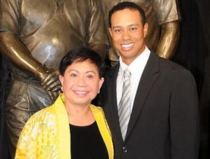 Kultida Woods with Tiger Woods (Son)