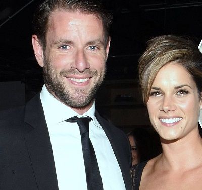 Tom Oakley with his wife Missy Peregrym (Canadian Former Model and Actress)