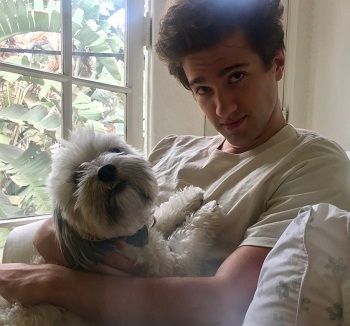 Alex Fitzalan Pet dog