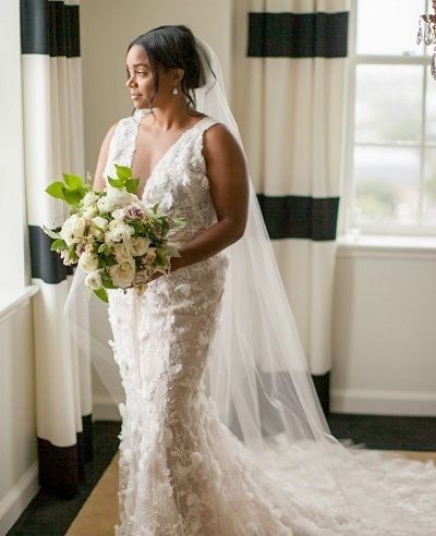 Virginia Williams (Pusha T Wife) Age, Height, Bio, Family, Affairs, Wiki 6 Virginia Williams wedding day outfit