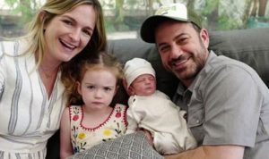 Molly McNearney Wiki, Age (Jimmy Kimmel’s Wife) Bio, Family & Facts 3 Molly McNearney & Jimmy Kimmel with their children