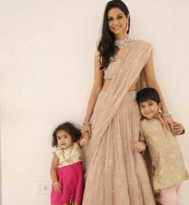 Sneha Reddy's children Arha & Aayan