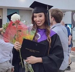 Kathy Zhu (Miss Michigan) Wiki, Age, Height, Weight, Bio, Family Facts 4 Kathy Zhu graduation picture