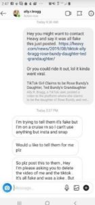 Ally Bragg Wiki, Age (Ted Bundy's Granddaughter) Bio, Family & Facts 6 Ally Bragg Messages