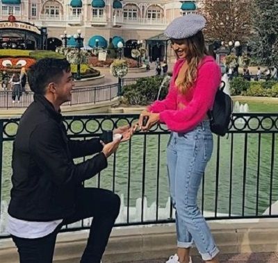 Nancy Herrera - Bio, Family, Facts of Mauricio Dubón's Girlfriend 2 Nancy Herrera's boyfriend Mauricio Dubón (Honduran professional baseball player) proposed her for marriage during their Paris trip