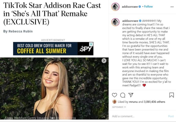 Addison Rae Height, Weight, Age, Boyfriend, Biography, Family & More