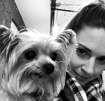 Alexandra Breckenridge height, Weight, Age, Husband, Bio, Family 5 Alexandra Breckenridge & her dog Annabelle