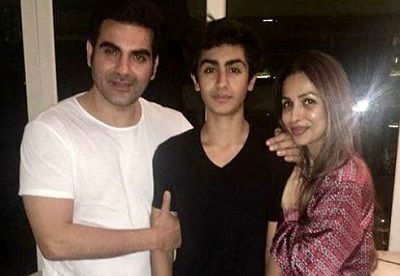 Arhaan Khan Bio, Age (Arbaaz Khan's son) Height, Weight, Family 3 Arhaan Khan with Arbaaz Khan and Malaika Arora