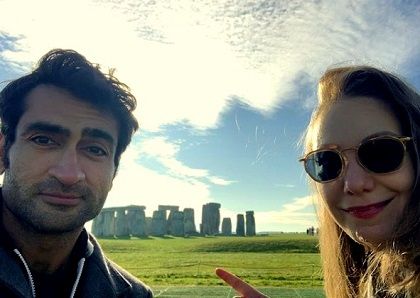 Kumail Nanjiani Height, Weight, Age, Wife, Biography & Family 4 Kumail Nanjiani with his wife Emily Gordon