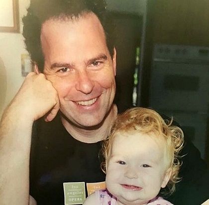 Childhood pic of Julia with her dad Loren Lester