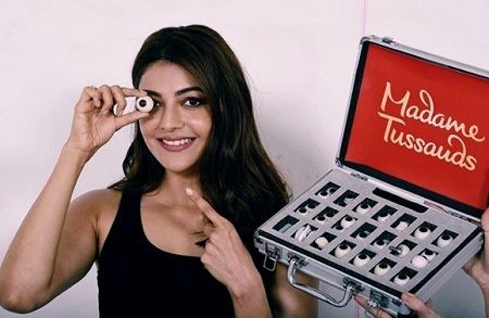 Kajal Aggarwal statue in Madame Tussauds Museum, Singapore