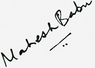 Mahesh Babu Height, Weight, Age, Wife, Biography, Family & Facts 6 Mahesh Babu signature