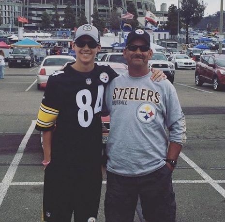 Matt Cornett with his father Art Cornett