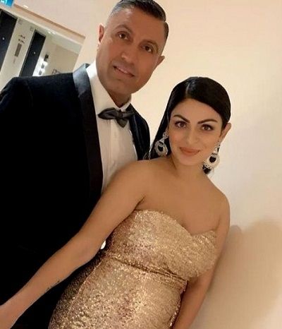 Neeru Bajwa Height, Weight, Age, Husband, Biography & Family 4 Neeru Bajwa with husband Harry Jawandha