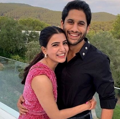 Samantha Akkineni with husband Naga Chaitanya