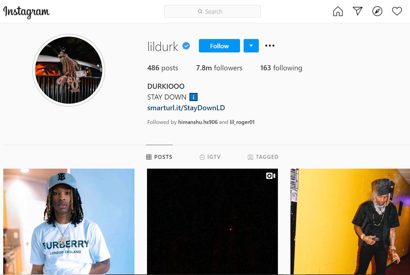 Lil Durk Height, Weight, Age, Girlfriend, Biography, Family & More 15 Lil Durk Instagram account