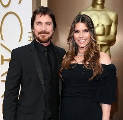 Sibi Blazic with her husband Christian Bale