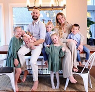 Myka Stauffer Wiki, Age, Height, Weight, Husband, Family, Biography & More 9 Myka Stauffer with her husband and children