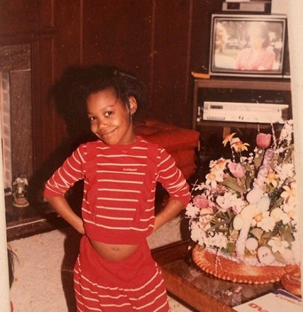 A childhood picture of Nia Renee Hill