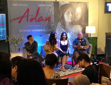 Rhen Escano at Adan movie's promotion