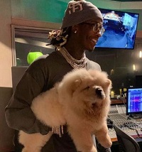 Young Thug Height, Weight, Age, Wife, Girlfriend, Biography & More 8 Young Thug his pet chow chow