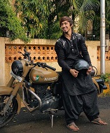 Adnaan Shaikh's bike