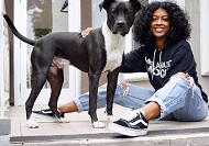 Javicia Leslie Wiki, Age, Height, Weight, Boyfriend, Biography & More 8 Javicia Leslie with her pet dog