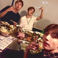Jungkook is a non-vegetarian