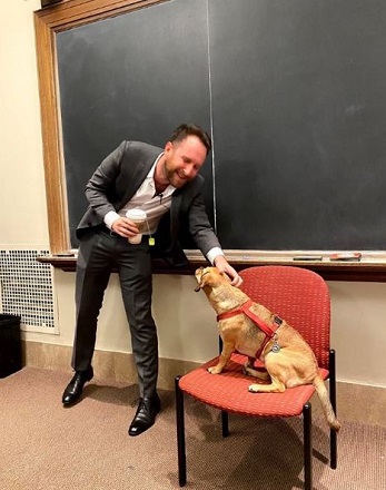 Michael Brooks Height, Weight, Age, Wife, Girlfriend, Biography & More 12 Michael Brooks with his dog Humphrey Brooks