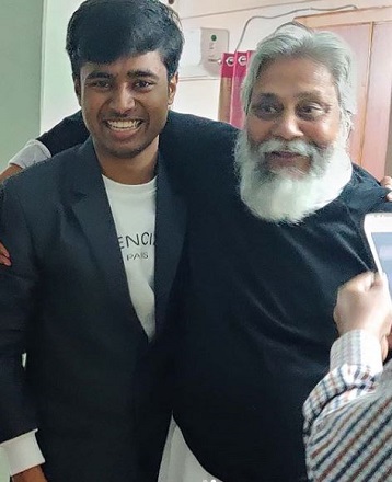 Drone Prathap NM (Scientist) Wiki, Age, Family, Biography, Caste & More 11 Prathap NM with Indian environmentalist Rajendra Singh
