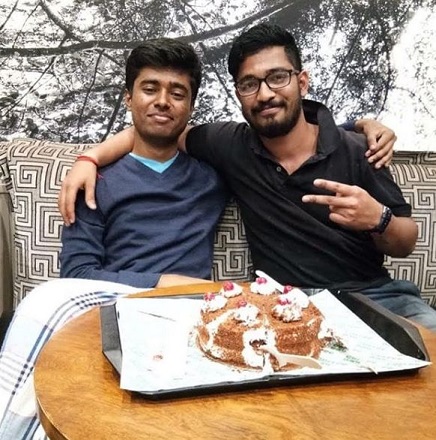 Drone Prathap NM (Scientist) Wiki, Age, Family, Biography, Caste & More 17 Prathap NM with his friend Gireesh Shashidar