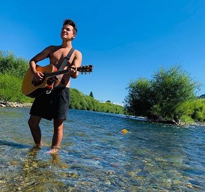Sebastián Athié Playing Guitar