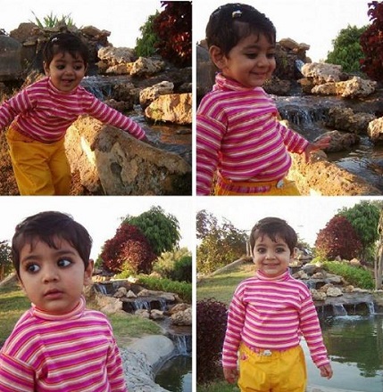 Some childhood pictures of Areeka Haq
