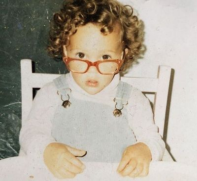 Zoe Buckman childhood picture