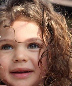 Zoe Buckman during her childhood days