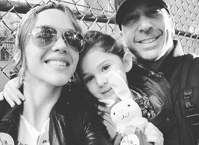 Zoe Buckman with her ex-spouse David Schwimmer (American Actor)